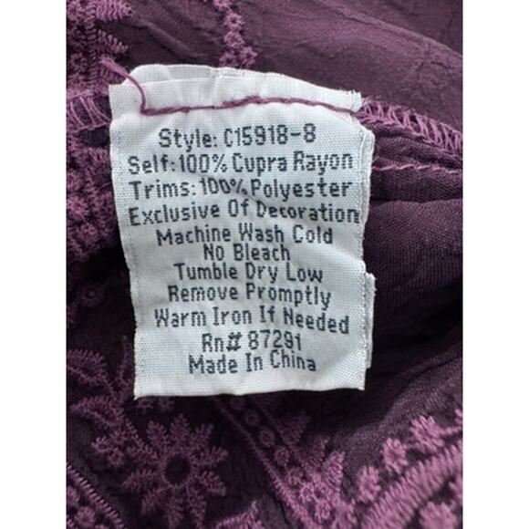 "Johhny Was" Assic, Embroidered ,Tunic Top, XS , Gypsy, Artsy, PLZ SEE PICS !! - Picture 8 of 13